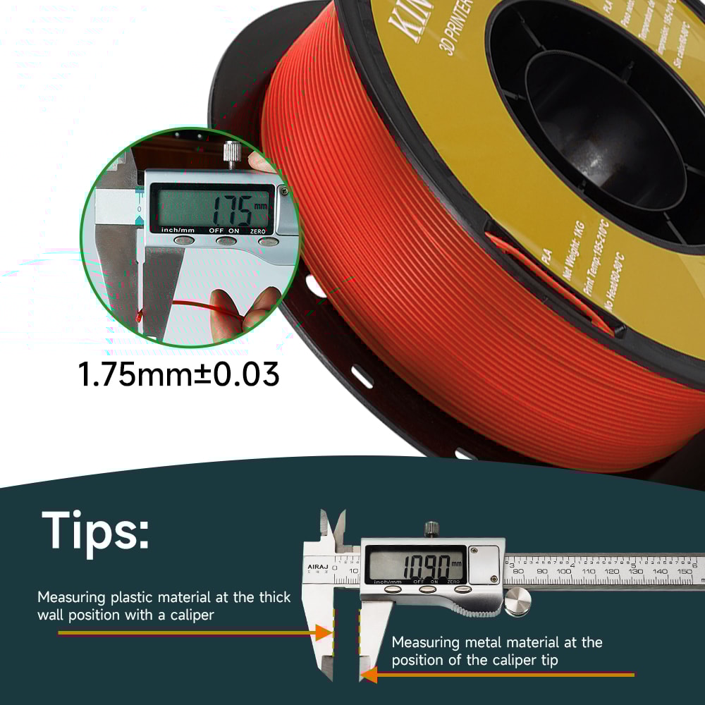 EcoFriendly 3D Printer Filament Rolls Good Toughness Mix Color 2