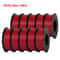 EcoFriendly 3D Printer Filament Rolls Good Toughness Mix Color 16