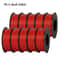 EcoFriendly 3D Printer Filament Rolls Good Toughness Mix Color 10