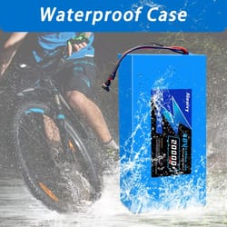 lithium battery pack ebike battery with charger for bicycle scooter motorcycle