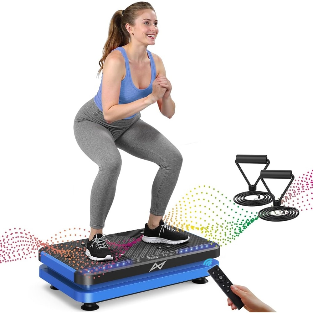 Vibrating Lymphatic Drainage Machine Full Body Shaker Vibration Plate Fitness Platform Workout