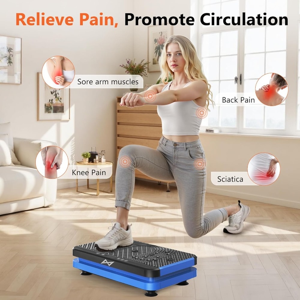 Vibrating Lymphatic Drainage Machine Full Body Shaker Vibration Plate Fitness Platform Workout