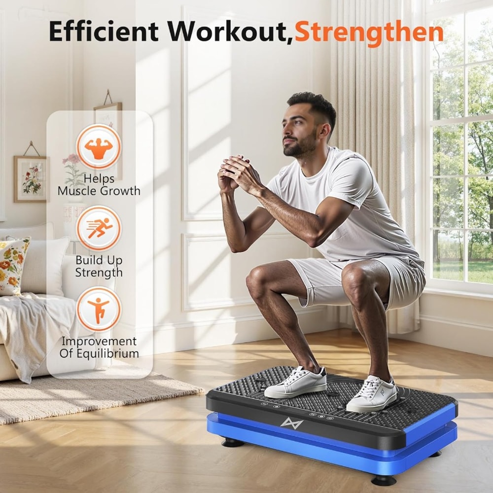 Vibrating Lymphatic Drainage Machine Full Body Shaker Vibration Plate Fitness Platform Workout