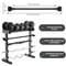 Home Fitness Adjustable Dumbbell Converter to Barbell Set and Kettlebell with Weight Barbell