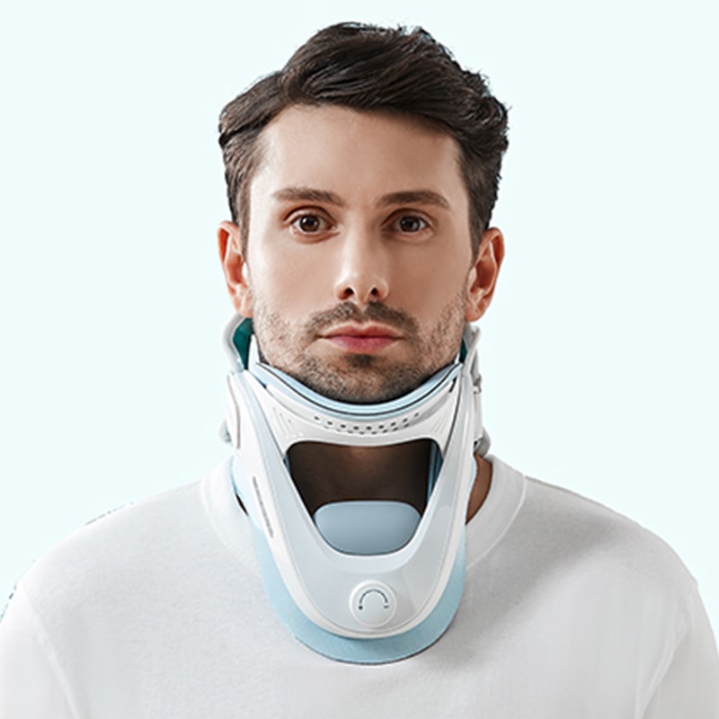 Adjustable Cervical Traction Device Ergonomic Neck Stretcher For Neck And Shoulder Relaxation Gifts 0