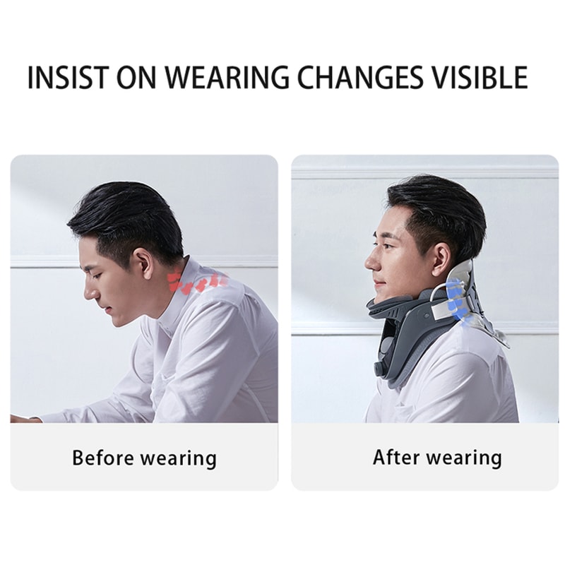 Adjustable Cervical Traction Device Ergonomic Neck Stretcher For Neck And Shoulder Relaxation Gifts 3