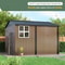 Large Metal Tool Shed Outdoor Storage Shed With Lockable Doors And Updated Frame Structure 1