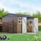 Large Metal Tool Shed Outdoor Storage Shed With Lockable Doors And Updated Frame Structure 3