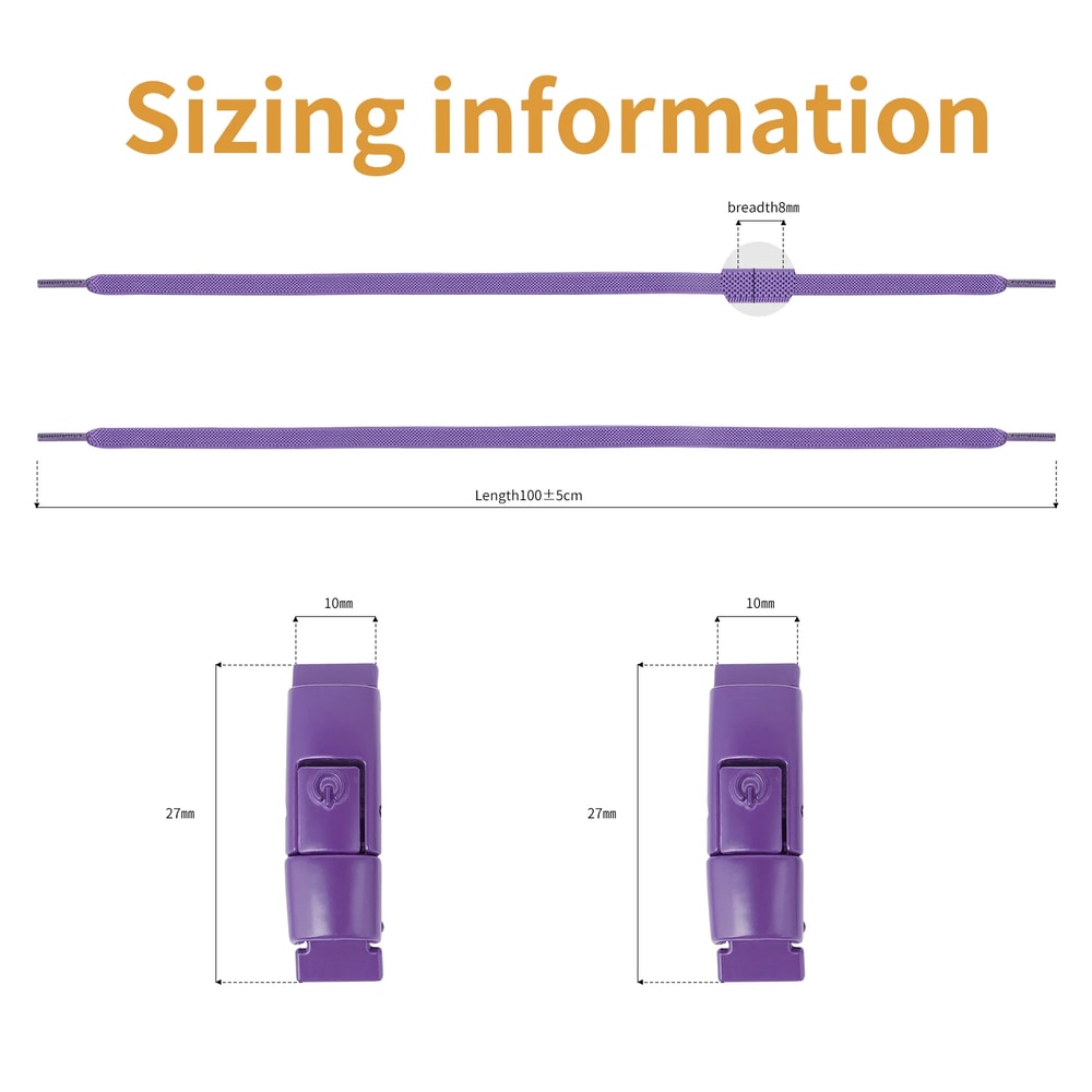 Gradient Flats Elastic Laces For Sneakers Kids And Adults No Tie Press Lock Shoelaces Shoe Accessor 4