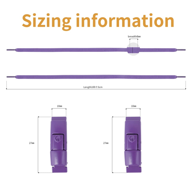 Gradient Flats Elastic Laces For Sneakers Kids And Adults No Tie Press Lock Shoelaces Shoe Accessor 4