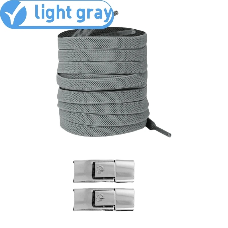 Gradient Flats Elastic Laces For Sneakers Kids And Adults No Tie Press Lock Shoelaces Shoe Accessor 7