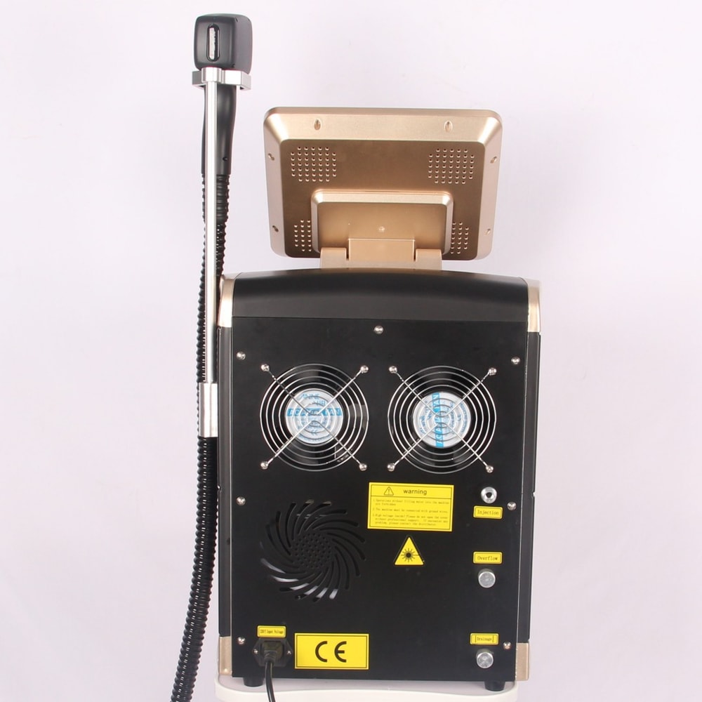 Painless Diode Laser Hair Removal Machine ICE Platinum Titanium Hair Removal Device 2