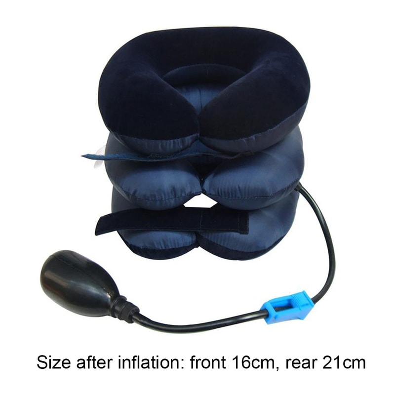 Air Cervical Traction Inflatable Neck Stretcher Tubes Neck Support Braces Stress Relief Relaxation 4