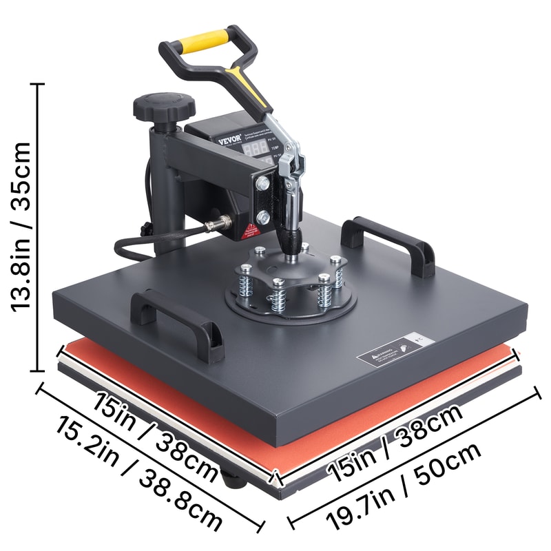 Multifunctional Heat Press Machine Swing-Away Sublimation Printer for T-shirts Caps DIY