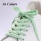Solid Color Classic Flat Shoelaces For Shoes Sports Casual Unisex Shoe Strings 5
