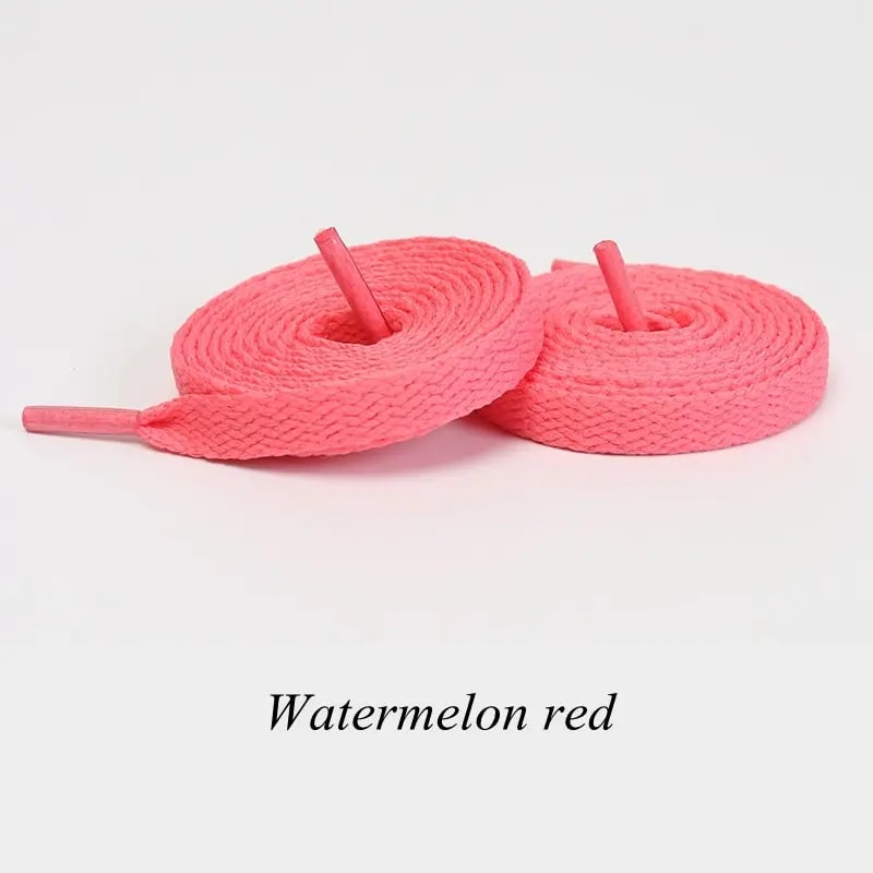 Solid Color Classic Flat Shoelaces For Shoes Sports Casual Unisex Shoe Strings 11