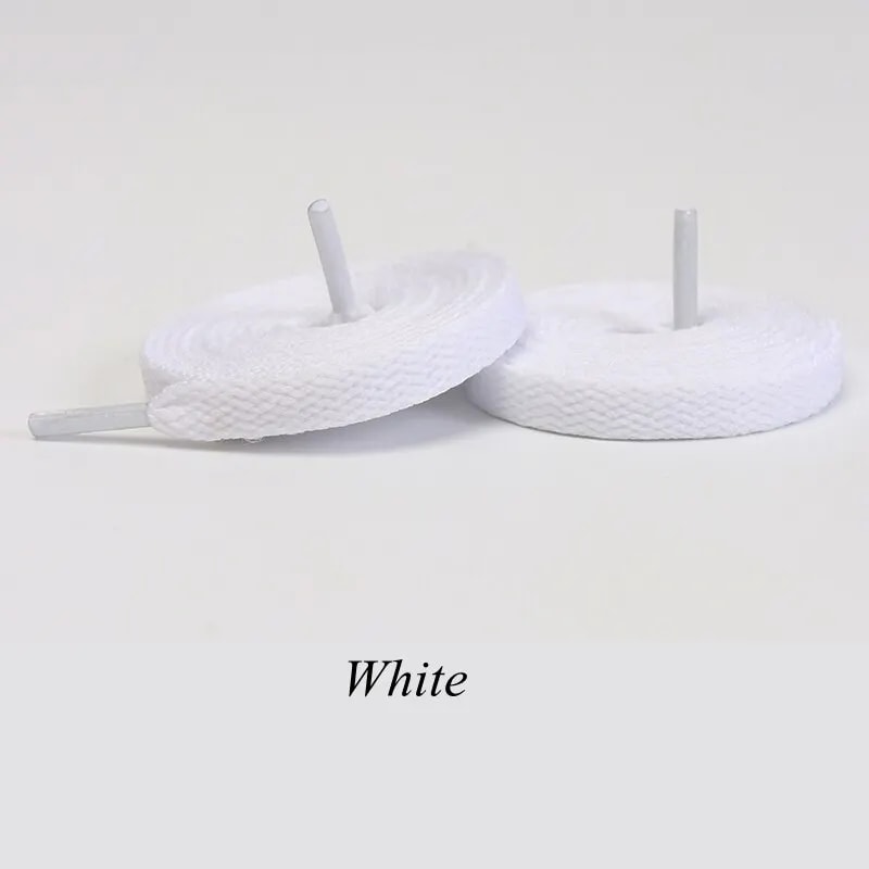 Solid Color Classic Flat Shoelaces For Shoes Sports Casual Unisex Shoe Strings 16