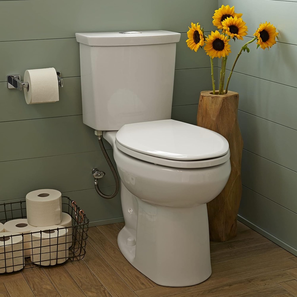 H2Option Elongated Front Chair Height Toilet TwoPiece Dual Flush 1