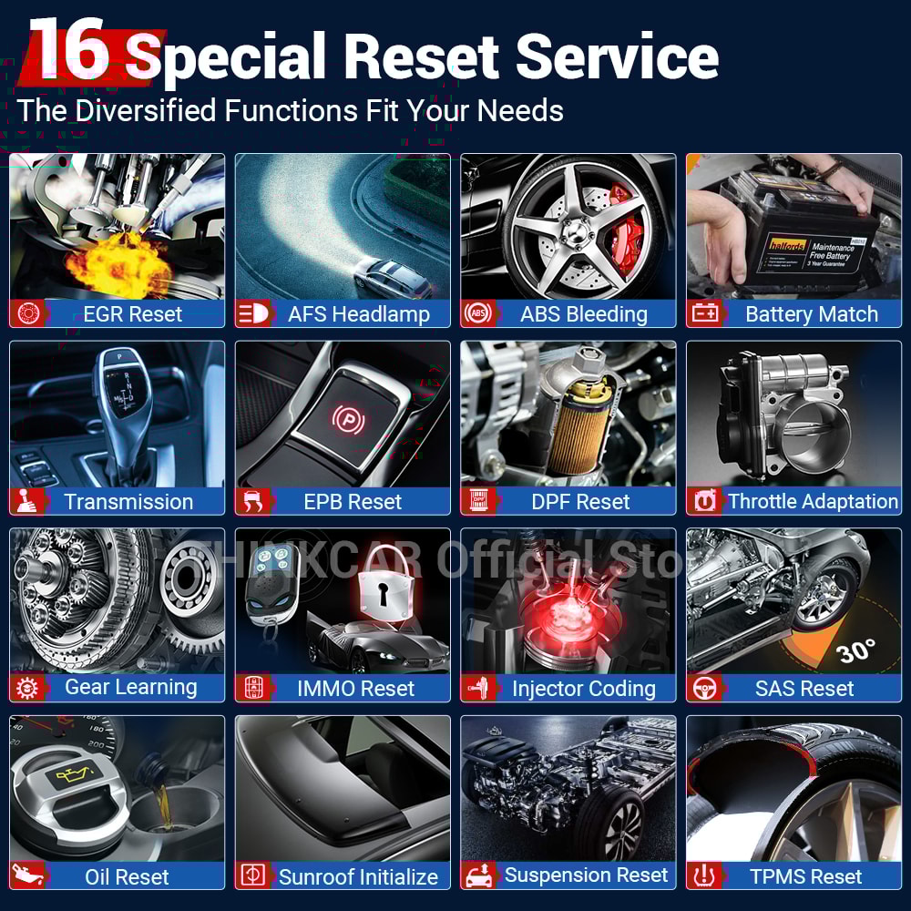 Reset Service Diagnostic Tool For All Cars Full System ECU Coding Bidirectional Scanner 2