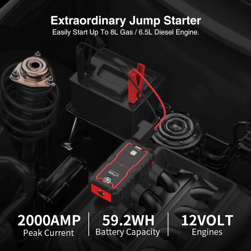 Jump Starter Power Bank Portable Charger Emergency Car Battery Starter 1