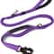 Heavy Duty Tactical Dog Leash Shock Absorbing Bungee Lead With Metal Carabiner Clip Padded Handles 8