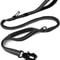 Heavy Duty Tactical Dog Leash Shock Absorbing Bungee Lead With Metal Carabiner Clip Padded Handles 10