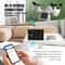 Wi-Fi Weather Station with Color Display Solar Wireless Outdoor Sensor for Temperature Humidity Alarm Alerts