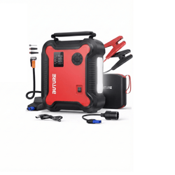 jump starter pump air compressor power bank digital tire inflator emergency battery boost