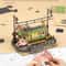 DIY 3D Puzzle Tram Sakura Journey Wooden Craft Kits with LED Light Model Building Toy for Kids Brain Teaser Gift