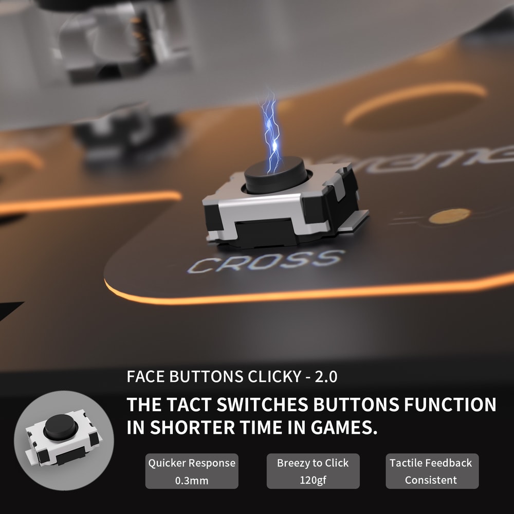 Custom Tactile Switch Dpad Action Buttons Face Clicky Kit Mouse Click Kit For PS5 Controller 3