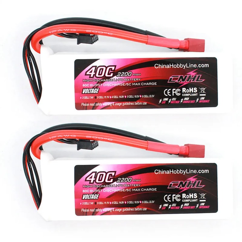 CNHL Lipo Battery With Plug For RC Quadcopter FPV Drone Car Racing 6