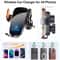Fast Charging Wireless Car Charger With Manual Clamp Air Vent Phone Holder 6