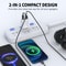 Fast Charger Adapter Dual Port USB C USB A Wall Charger For Rapid Charging 3