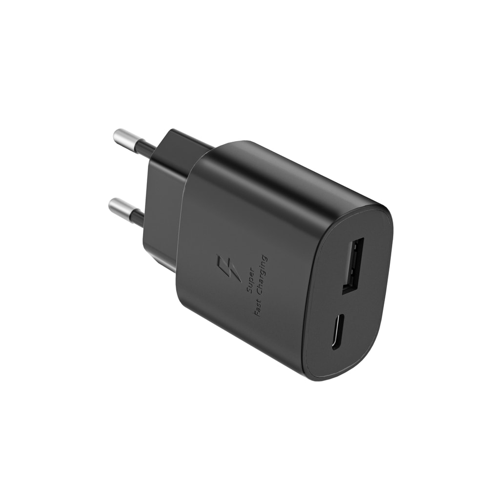 Fast Charger Adapter Dual Port USB C USB A Wall Charger For Rapid Charging 7