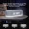 Wireless Charging Alarm Clock Dock Bedroom Night Light Lamp Phone Fast Charging Pad 5