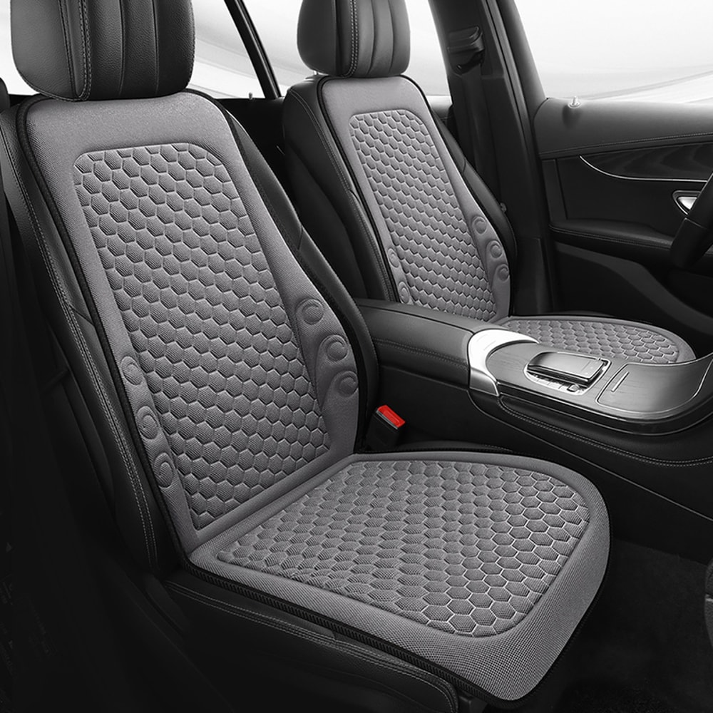 Premium Car Front Seat Cushion, Comfortable Breathable Front Covers, Non-Slip Protector, Fits Most Cars