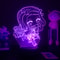 Anime Kanroji Figure 3d Light Bedroom Decor Night Light Table Lamp Birthday Gift 5