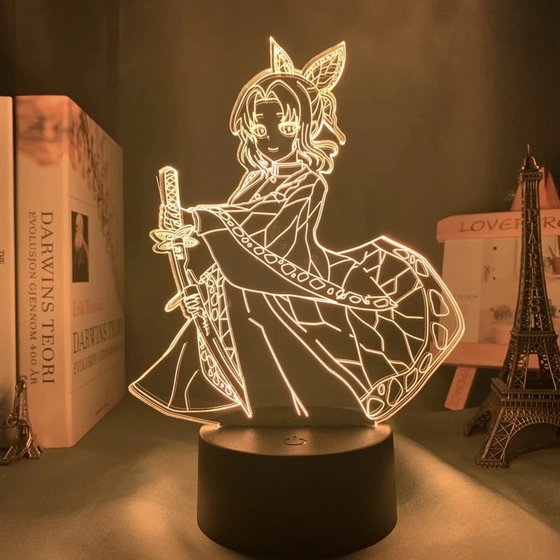 Anime Kanroji Figure 3d Light Bedroom Decor Night Light Table Lamp Birthday Gift 7