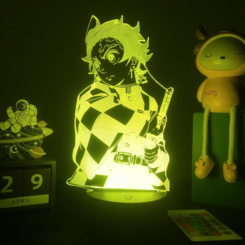 Anime Kanroji Figure 3d Light Bedroom Decor Night Light Table Lamp Birthday Gift 10