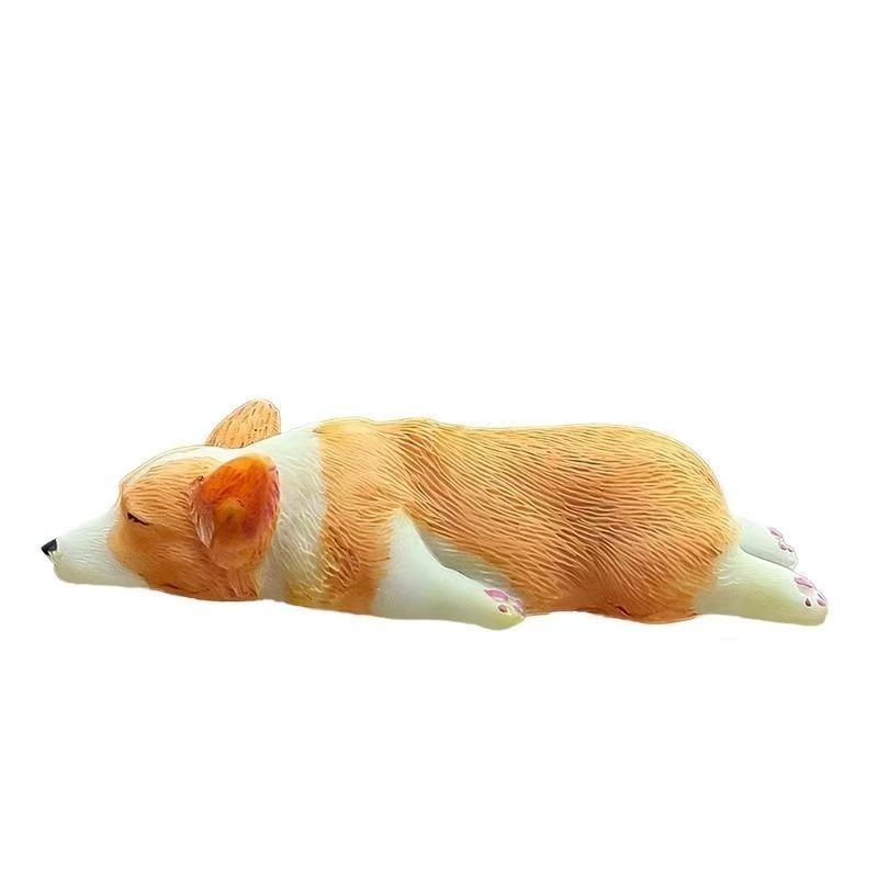 Mini Corgi Resin Doll Ornament, Car Dashboard Dog Toys, Cute Puppy Auto Interior Accessories