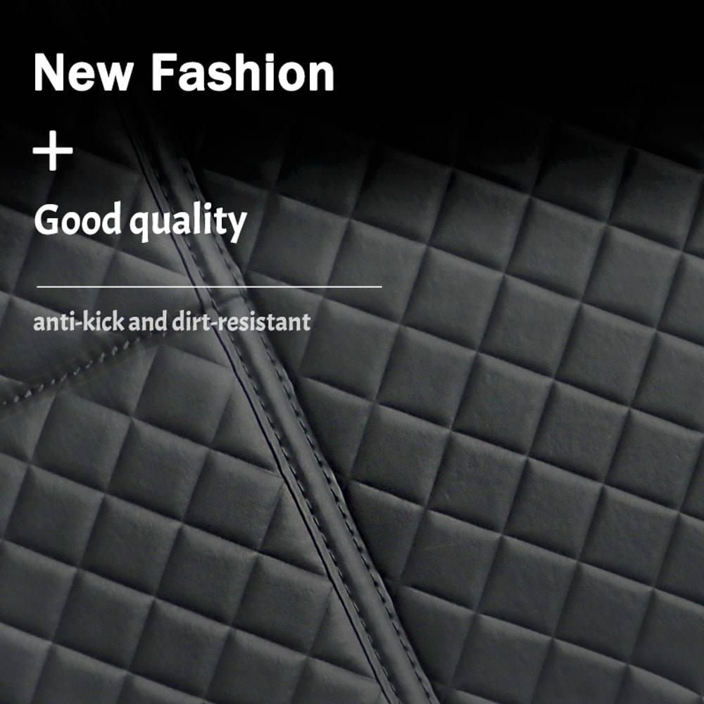 Universal Car Seat Back Leather Protector Cover Anti Kicks Pad Storage Mat Waterproof Backseat Mats 3