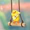 Swinging Duck Pendant Car Accessories, Cartoon Cute Animated, Rearview Mirror Ornaments, Birthday Gift, Couple Car