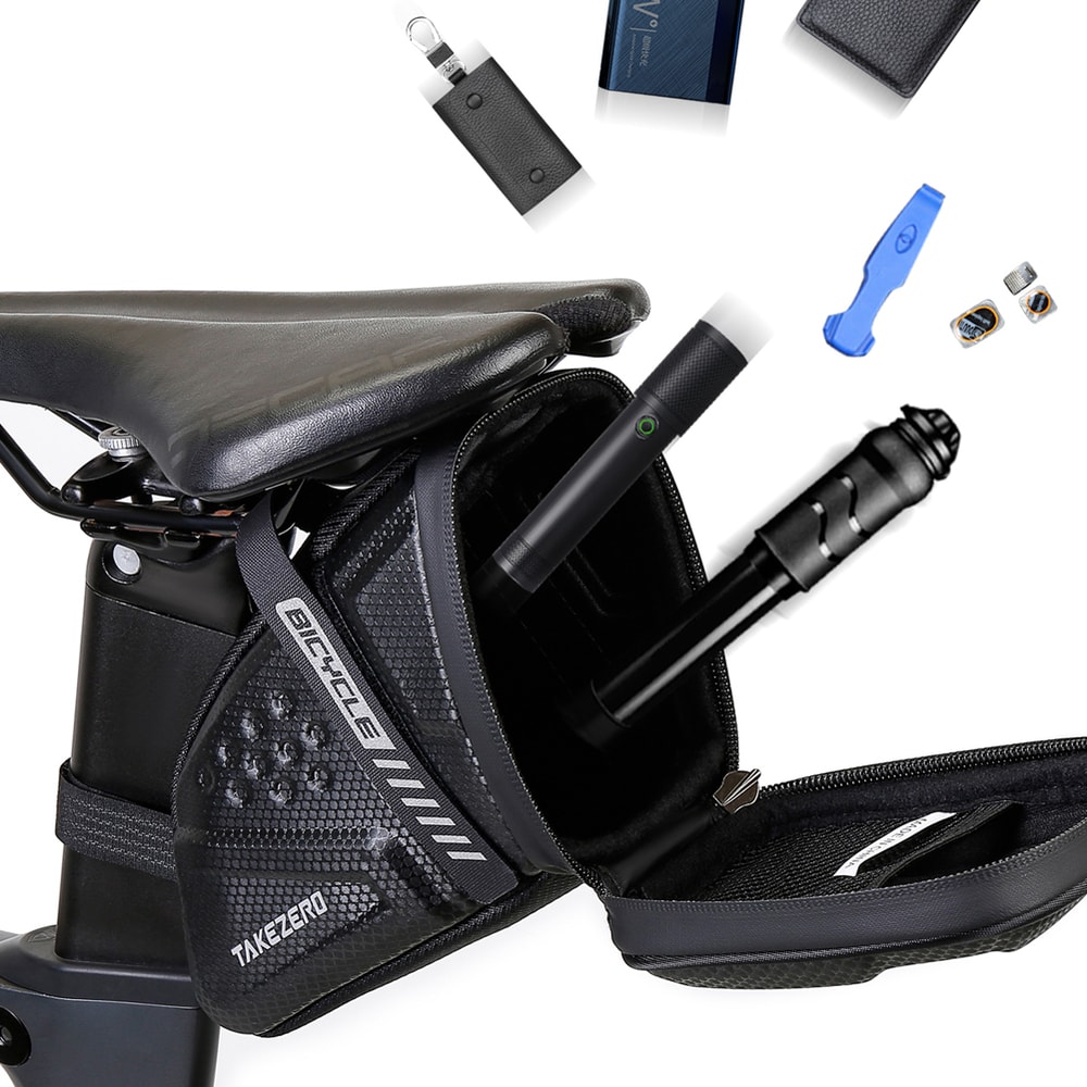 Bicycle Saddle Bag Reflective Bike Seat Bag EVA For Mountain Road Bikes Back Seat Pouch 2