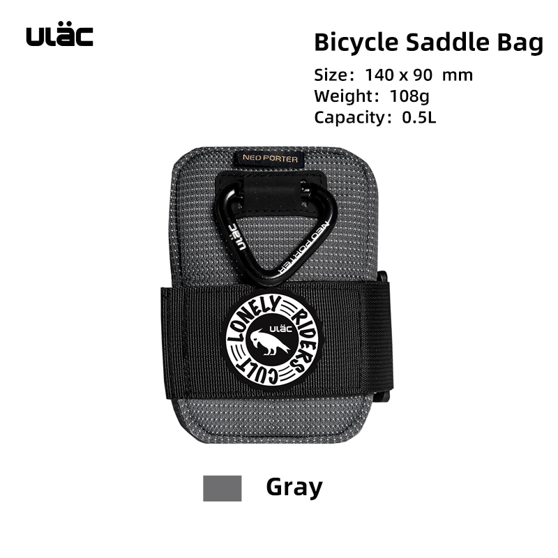 Mini Bicycle Saddle Bag Waterproof Shockproof Durable Fabric Bike Seatpost Pack MTB Tail Pouch 7