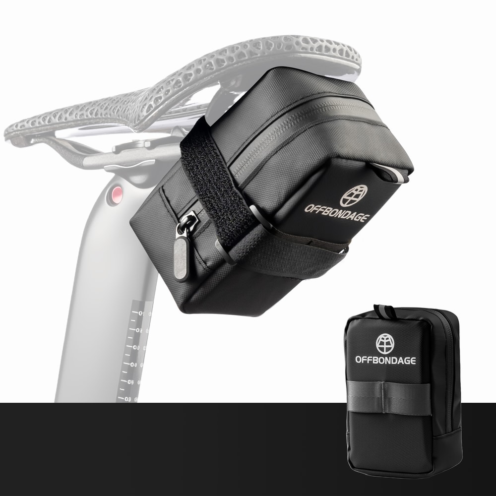 Compact Mini Bicycle Saddle Bag, Lightweight Hand Bag, Portable Cycling Seat Storage Bag for Road