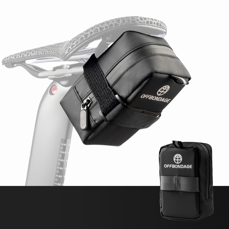 Compact Mini Bicycle Saddle Bag, Lightweight Hand Bag, Portable Cycling Seat Storage Bag for Road