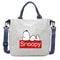 Snoopy Canvas Totes Bag Cute Cartoon Print One Shoulder Bag Large Capacity Satchel Crossbody For Gi