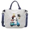 Snoopy Canvas Totes Bag Cute Cartoon Print One Shoulder Bag Large Capacity Satchel Crossbody For Gi