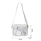 Cute Crossbody Bag Transparent Messenger Bag Female Fashion Satchels Shoulder Bags 5