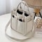 Cute Small Canvas Tote Bag With Pockets Crossbody Bags For Women Office Work Handbags Shoulder Purs 7
